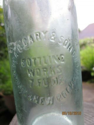 Kenmare & Rockford,  Nd.  " A.  B.  Cary & Son " Antique Soda Bottle 1910