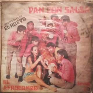 Colombia Salsa Guaguanco Lp El Afrocombo - Pan Con Salsa On Famoso Hear