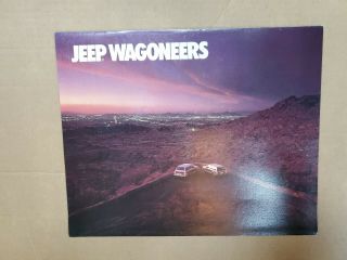 1987 Jeep Wagoneer Brochure With Grand Wagoneer