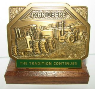 John Deere 9400 & 8010 Tractors 2000 Calendar Medallion Tradition Continues Jd