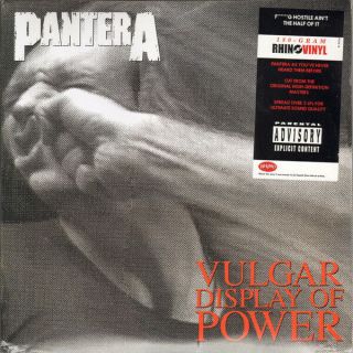 Pantera ‎– Vulgar Display Of Power 2x Lp 180 G Vinyl Gatefold / (2010) Metal