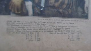Framed 1850 Antebellum CURRIER & IVES PRINTS,  Horse,  Racing,  Blacksmith 6