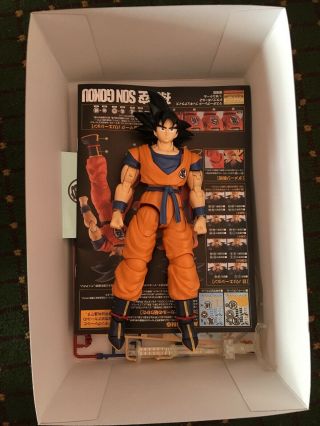 Dragon Ball Z Son Goku Model Kit By Bandai Master Grade Opened