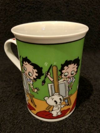 Betty Boop Danberry “boop Art” Porcelain Collectible Mug