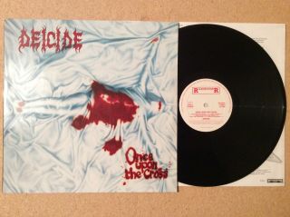 Deicide “once Upon The Cross” 1995 Roadrunner Label Vinyl Lp