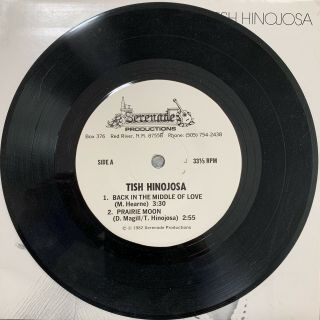 Tish Hinojosa Rare 1982 Debut EP,  Serenade Productions,  Red River NM 3