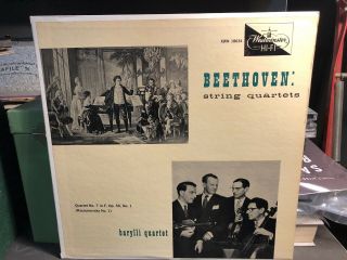 Barylli Quartet Beethoven String Quartet 7 West.  Xwn 18634