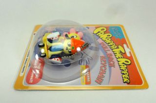 PARAPPA THE RAPPER & SUNNY Pull Back Car Key Chain SONY JAPAN 7