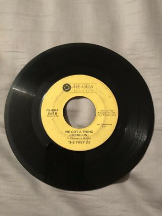 Rare Soul Trey J’s I Found It All In You b/w We Got A Thing (going on) 2
