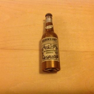 Vintage Hennessy Cognac Hidden Metal Mechanical Bottle Opener