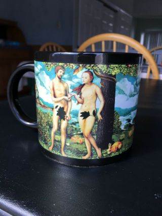 2013 Adam And Eve Garden Of Eden Coffee Mug Height 3.  5 " Bible
