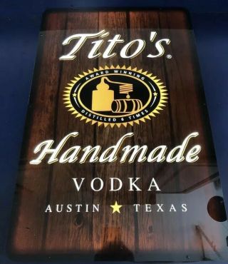 Tito’s Vodka Led Light Up Bar Home Sign