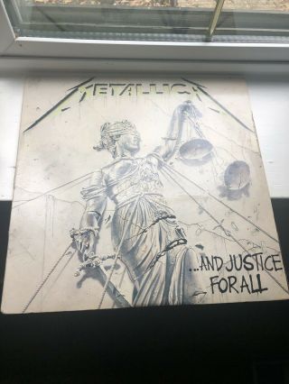 .  And Justice For All Lp By Metallica Vinyl Elektra 1988 2lp
