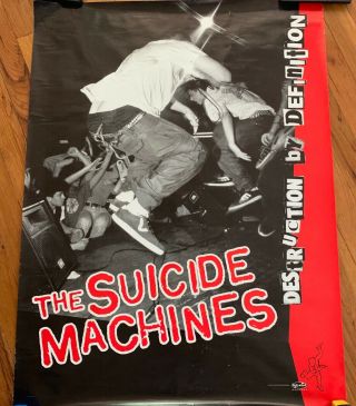 The Suicide Machines Destruction By Definition 48 X 36 Poster Rare