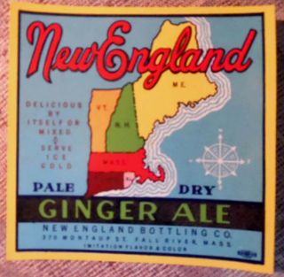 Of 100 Old,  Vintage - England Ginger Ale 1930s Labels,  Colorful