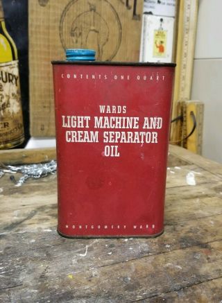 Vintage Light Machine & Cream Separator Oil Can - Montgomery Ward