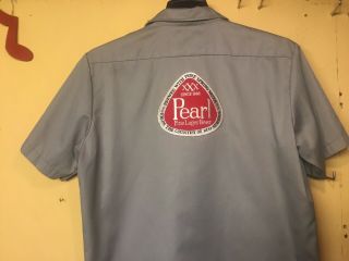 Pearl Beer Delivery Guy Work Shirt Dickies Large 