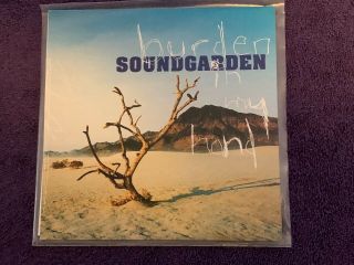 Soundgarden " Burden In My Hand " Uk 7 " 45 Rpm Vinyl Single White Vinyl 340
