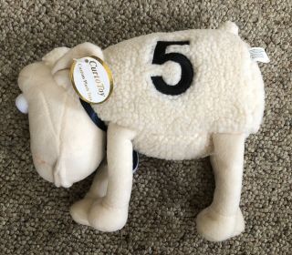 Serta Curto Toy Plush Stuffed Lamb 5 Counting Sheep Mattress Advertising Nwt