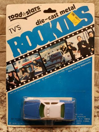 Ljn Road Stars The Rookies Tv Series Police Patrol Car On Card