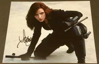 Scarlett Johansson “avengers” Autograph Photo