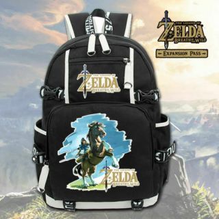Zelda: Breath Of The Wild Link Backpack Knapsack Packsack School Student Bags Ss