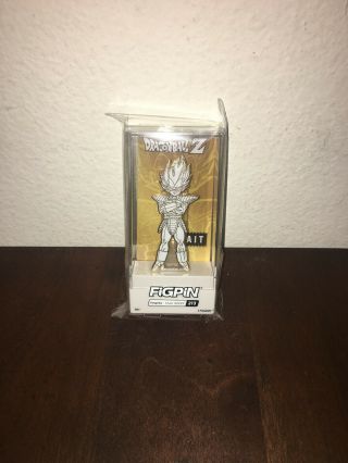 Anime Expo 2019 EXCLUSIVE White and Gold VEGETA FIGPIN LE 1 of 1000 IN HAND 2