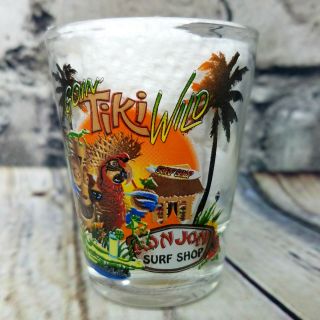 Ron Jon Surf Shop - Goin Tiki Wild - Shot Glass - Ronjon Cocoa Beach Florida Fl
