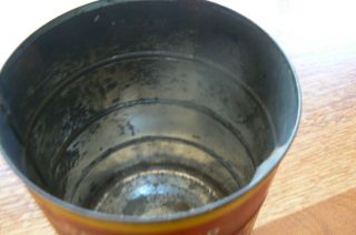 Fleming ' s Flavor - Rich Coffee Tin 1 lb.  16 oz.  Drip Grind,  no lid COND 1950s 4