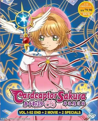 Anime Dvd Eng Dub Cardcaptor Sakura Eps1 - 92 End,  2 Movies,  2 Sp Box Set