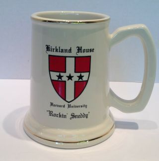 Harvard University Beer Stein/mug Kirkland House " Rockin 