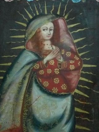 Early 18th Century Spanish Oil Painting - Mary Magdalene,  from Arizona Territory 3