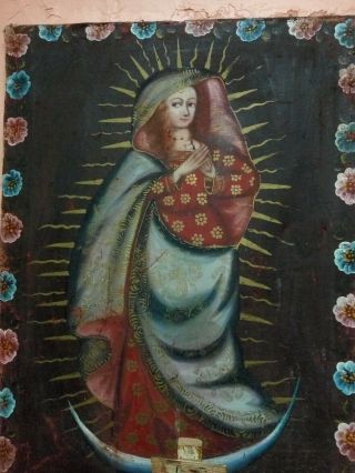 Early 18th Century Spanish Oil Painting - Mary Magdalene,  from Arizona Territory 4