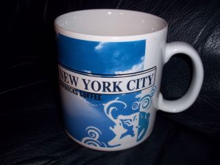 Starbucks Mug 1998 York City Statue Of Liberty Ec