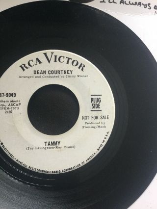 DEAN COURTNEY I’LL ALWAYS NEED YOU RCA VICTOR White Demo 2