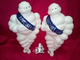 2x17 " Light Michelin Man Doll Figure Bibendum Advertise Tire Collect,  Freeship