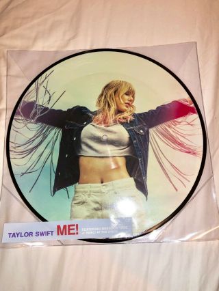 Taylor Swift Limited Edition 12 Inch Me Picture Vinyl Disc Rare Lover