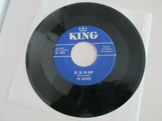 THE CHECKERS Flame In My Heart / Oh,  Oh,  Oh Baby 1952 KING Doo Wop 45 2