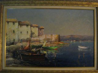 Georges Gyaniny French Impressionist Oil Painting,  South of France,  Well Listed 2