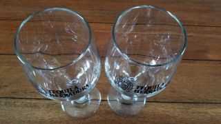 Pair (2) of Herradura Tequila Glasses 100 Agave Tequilero Rare Hard to Find 2