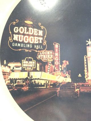 VINTAGE CASINO MEMORABILIA ADVERTISING Las Vegas DRINK TRAYS GOLDEN NUGGET STRIP 2