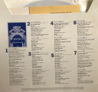 Great Hits of the 50s and 60s 1985 Readers Digest LP Box Set 3