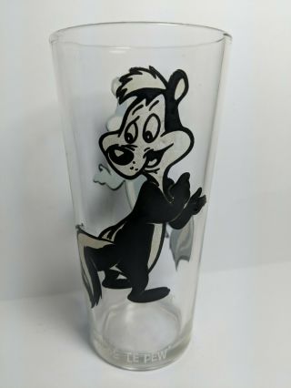 1973 Pepsi Collector Series Looney Tunes Pepe Le Pew Glass