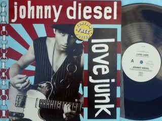Johnny Diesel Orig Oz Ps 12 Love Junk Nm ’91 Chrysalis With Poster Blues Rock
