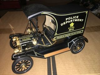 Franklin 1/16 Ford Model T Police Truck Diecast 1:24 Like