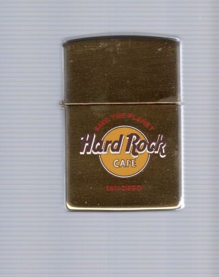 1995 Hard Rock Cafe,  San Diego,  Zippo Lighter