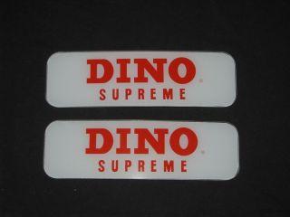 Sinclair Dino Supreme Ad Glass - Bennett Pumps 900 - 1000