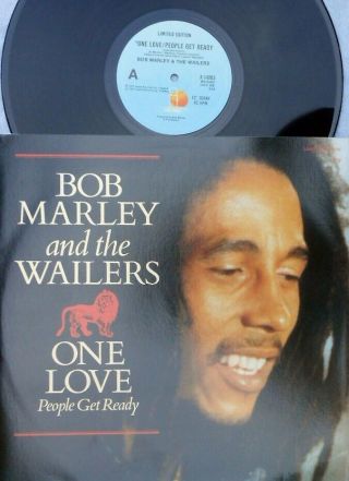 Bob Marley & Wailers Orig Oz Ps 12 One Love (people Get Ready) Nm ’84 Island