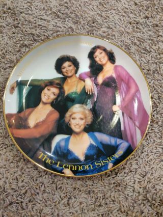 The Lennon Sisters Signed Limited Edition Plate