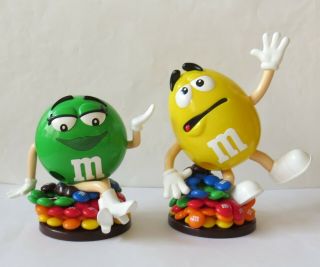 M&m Dispensers Green And Yellow